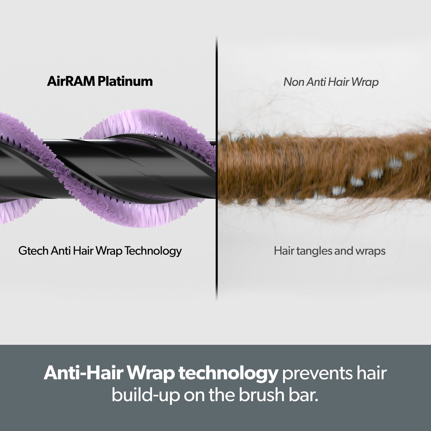 System Platinum Anti Hair Wrap Cordless Vacuum Bundle