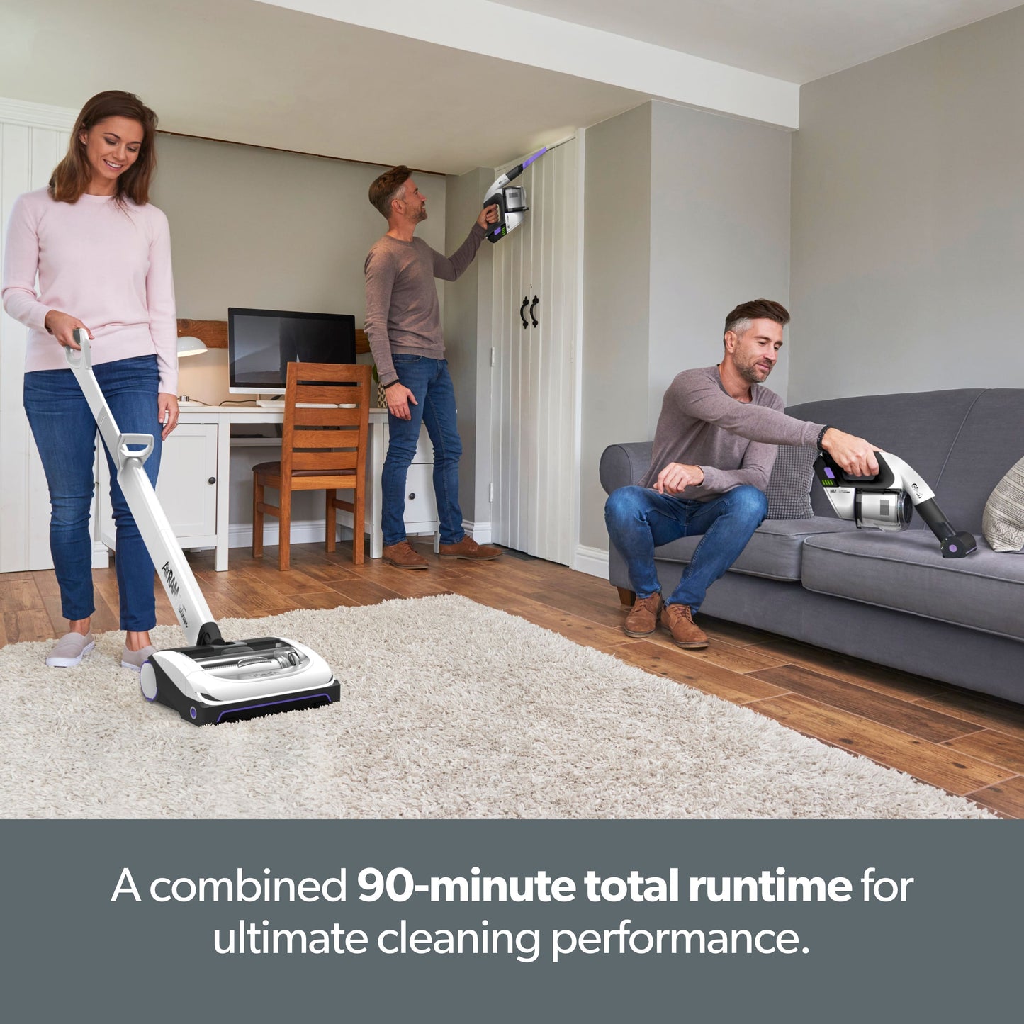 System Platinum Anti Hair Wrap Cordless Vacuum Bundle