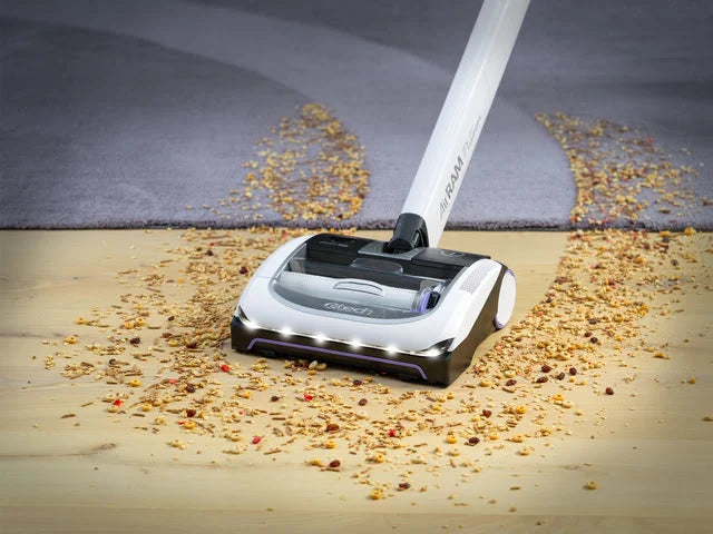 AirRAM Platinum Anti Hair Wrap cordless vacuum cleaner forward inertia drive pulling vacuum forward.