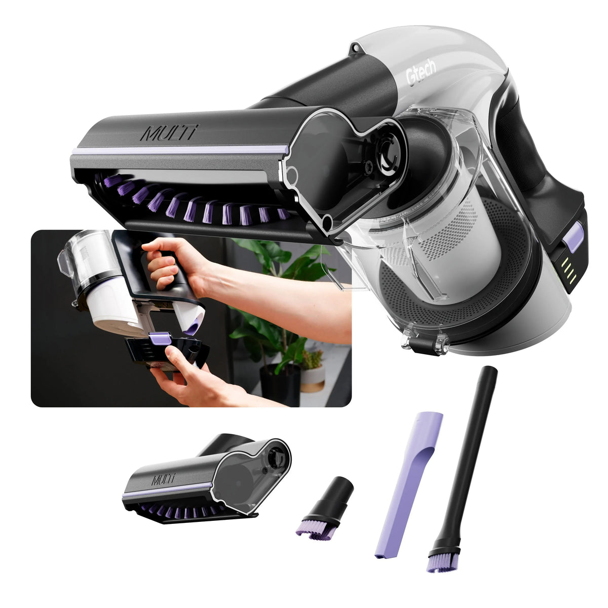 Multi Platinum Cordless Handheld Vacuum – Gtech USA