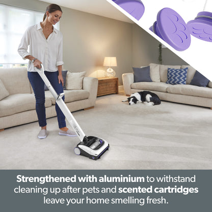 System Platinum Anti Hair Wrap Cordless Vacuum Bundle