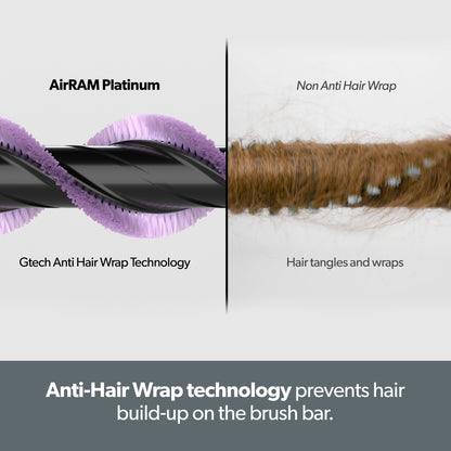 System Platinum Anti Hair Wrap Cordless Vacuum Bundle