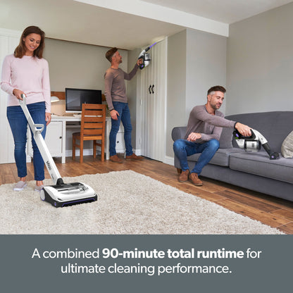 System Platinum Anti Hair Wrap Cordless Vacuum Bundle