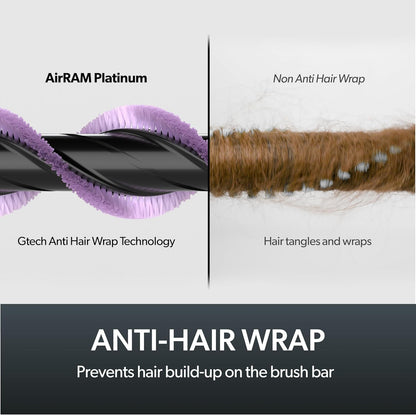 System Platinum Anti Hair Wrap Cordless Vacuum Bundle