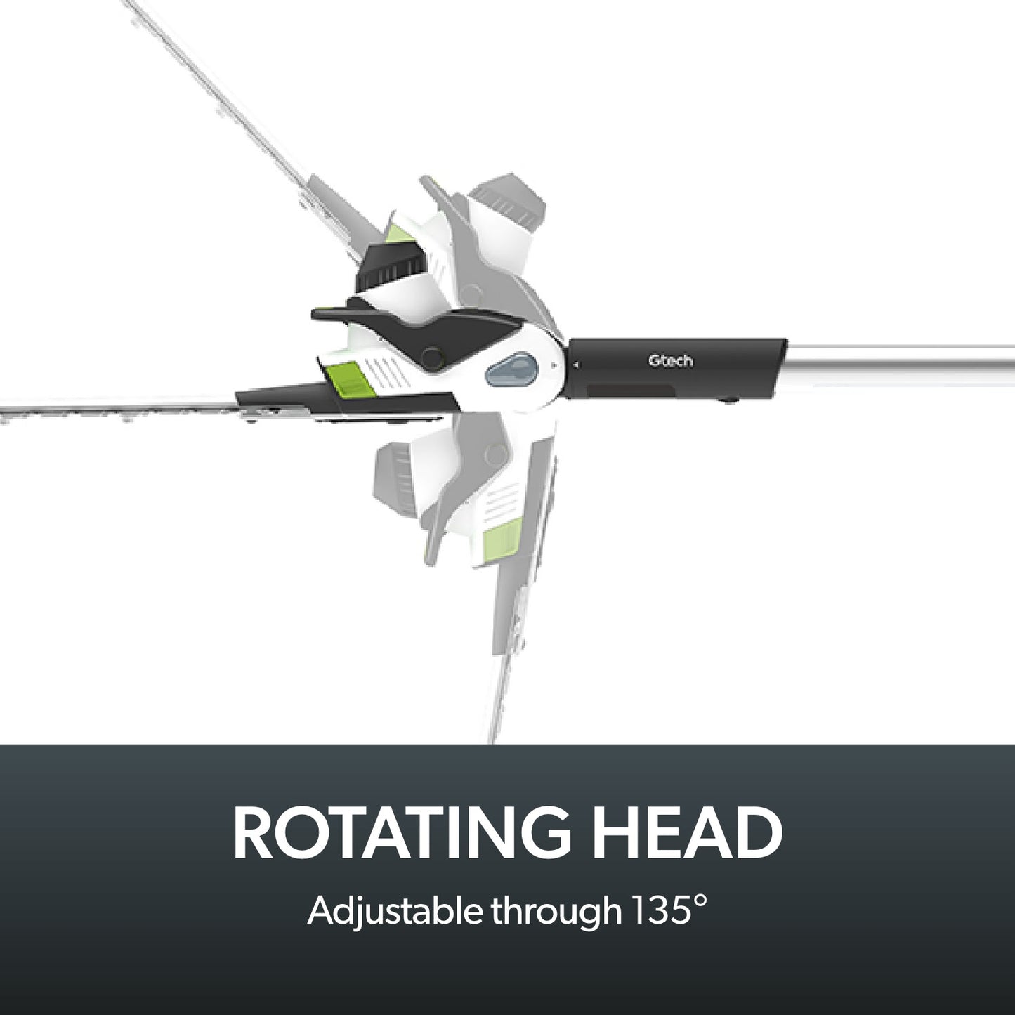 HT50 Long Reach Pole Hedge Trimmer